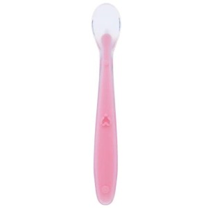BUBA COLHER DE SILICONE BABY AZUL OU ROSA