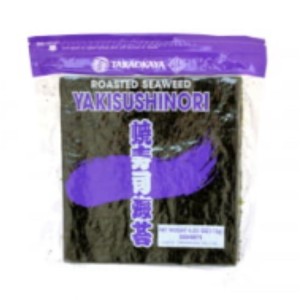 ALGA NORI MURASAKI PARA SUSHI E TEMAKI 50 FOLHAS TAKAOKAYA