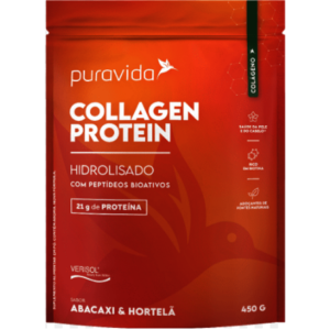 Collagen Protein Abacaxi Hortelã 450g Puravida