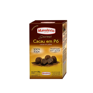 CACAU EM PÓ ALCALINO MAVALÉRIO 100% CACAU 200G