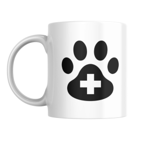 EMI CANECA DE PORCELANA VETERINÁRIO