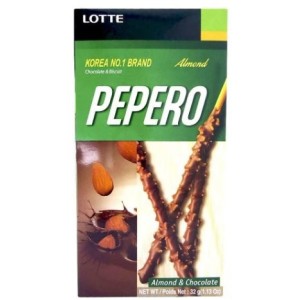 PEPERO BISCOITO PALITO CHOCOLATE E AMÊNDOA ALMOND 32G