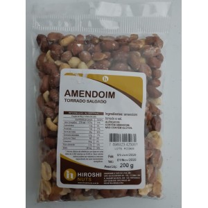 AMENDOIM TORRADO SALGADO HIROSHI 200G
