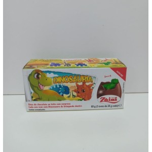 OVOS DE CHOCOLATE DINOSAURIA COM SUPRESA 60G